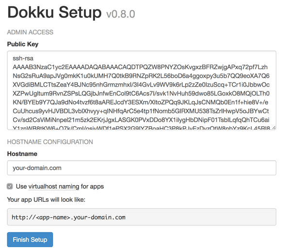 dokku-setup